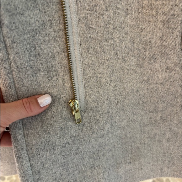 J. Crew Light Gray Outerwear - Picture 3 of 3